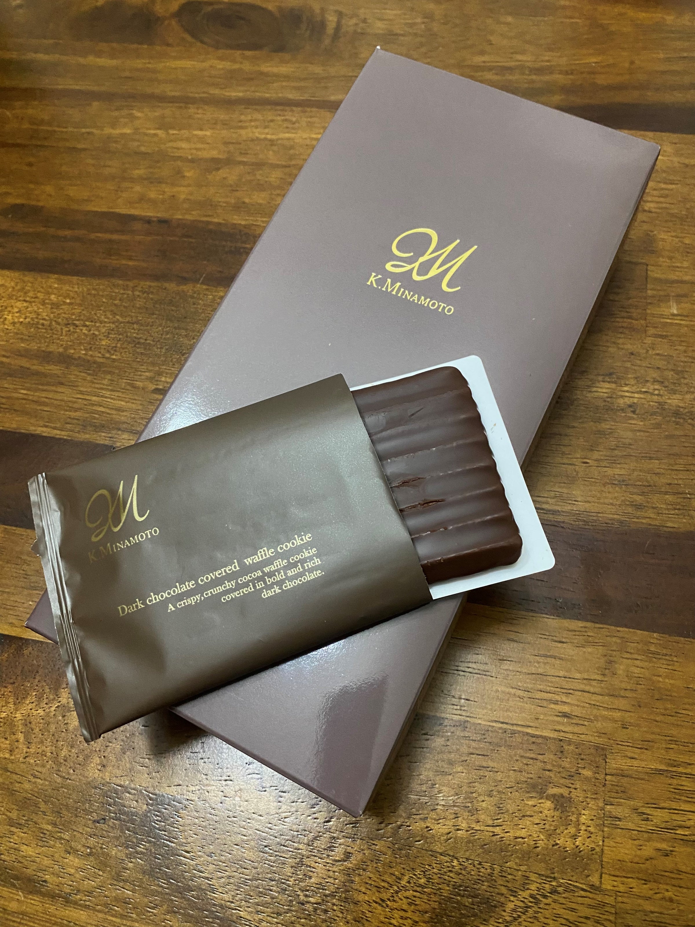 Chocolate Covered Waffle Cookie | K.Minamoto Hawaii